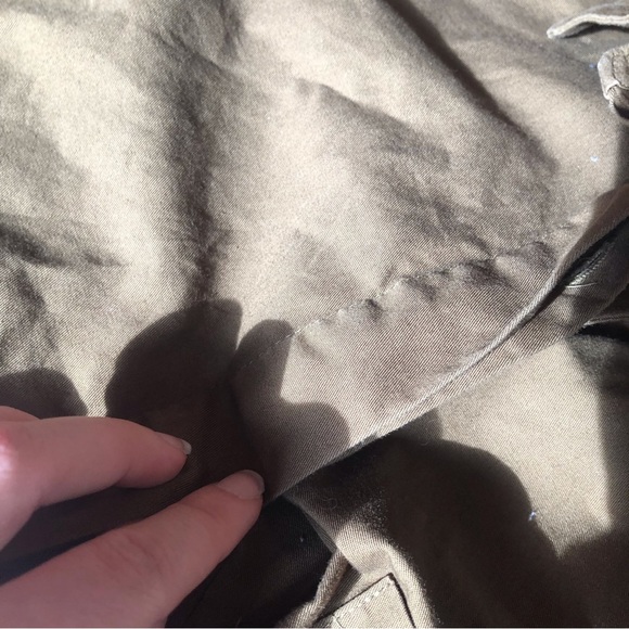 Crop blouse Defrost size M medium dark green style army, baggy, streetwear - Picture 7 of 10